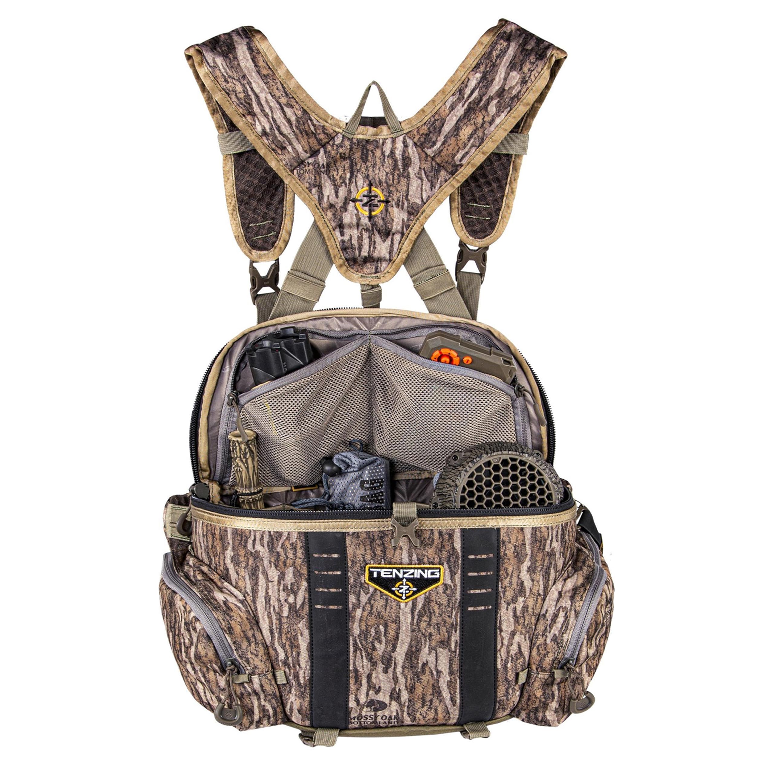 TENZING Hangtime ergonomic air-cooled shoulder straps for all-day comfort