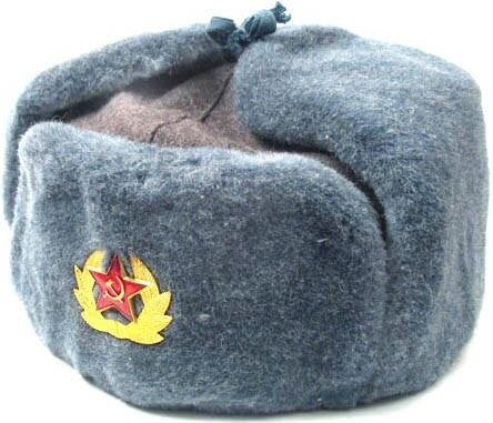 TEPEM Ushanka side view showing full ear coverage for extreme cold.