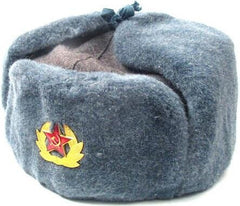 TEPEM Ushanka side view showing full ear coverage for extreme cold.