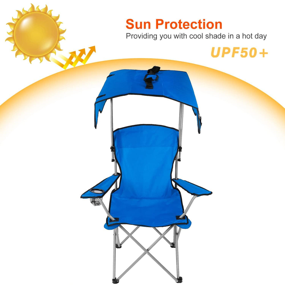 TeqHome chair folds compactly for easy transport and storage.