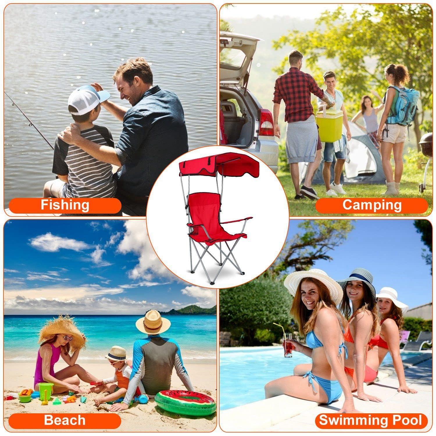 TeqHome compact folded size fits in trunks and backpacks.
