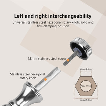 TEQIN aluminum alloy handle delivers lightweight strength and durability