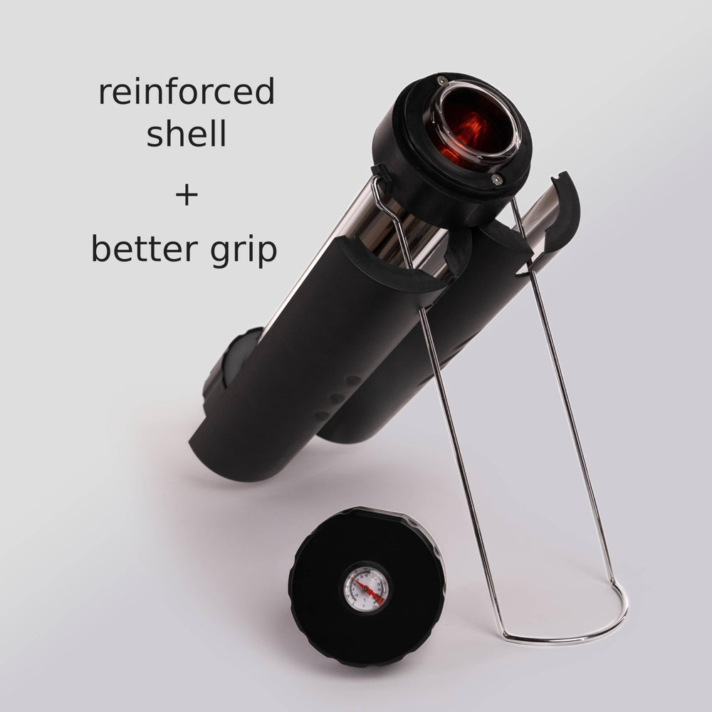 Teragh Solar Kettle 2.0 non-slip lid ensures safe operation.