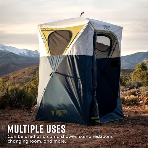 Territory TENTS Jet Set interior spacious area for showering and dressing