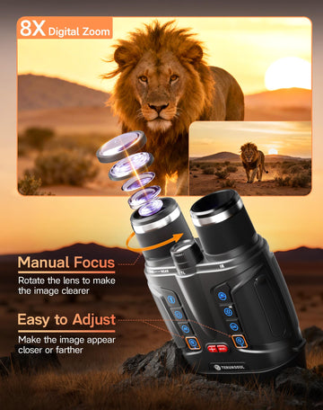 TERUNSOUl 10,000 mAh battery powers extended field sessions