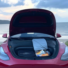TESBEAUTY camping cooler bag with water-tight seal for longer ice retention on trips.