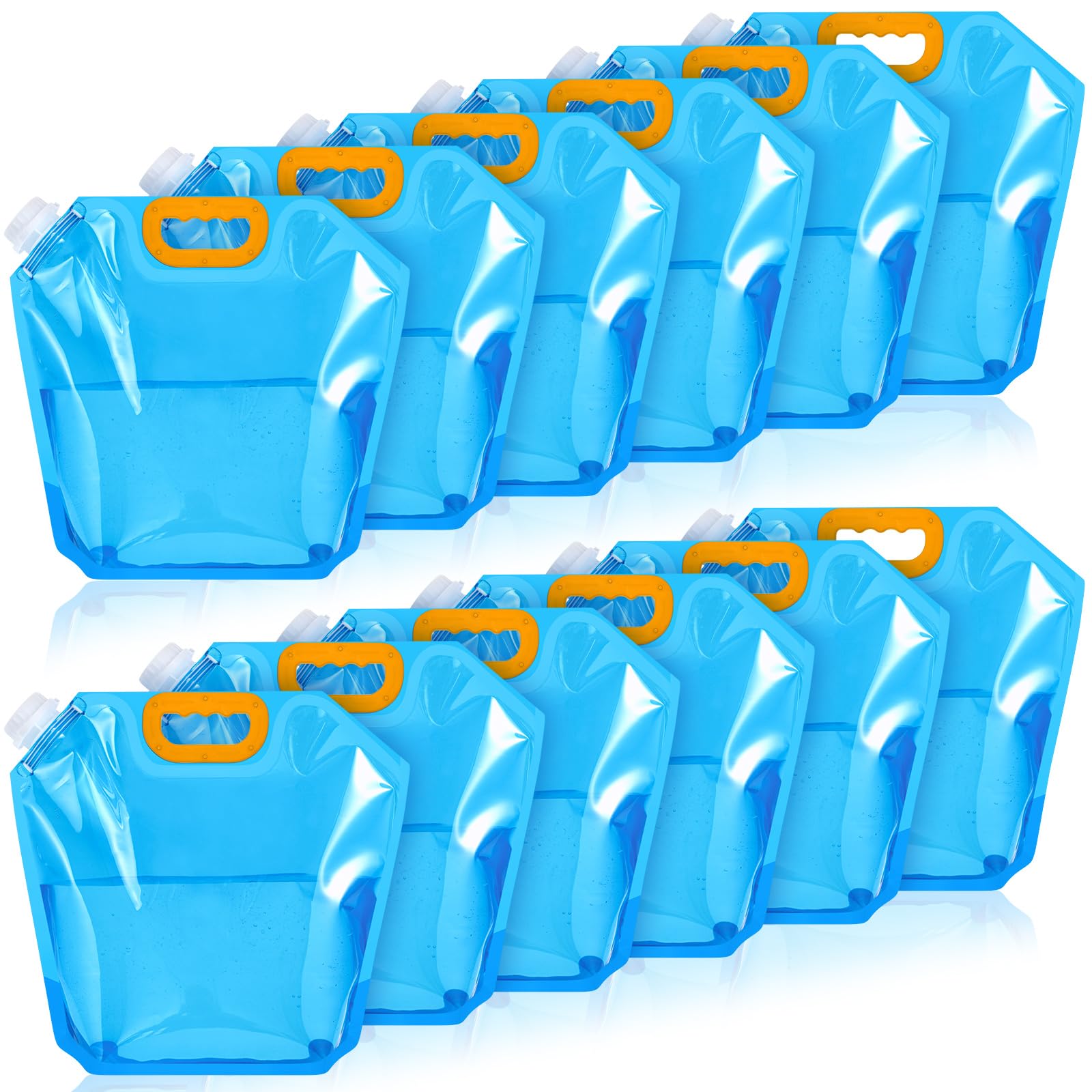 Tessco for you collapsible water bag front view ideal for camping hydration