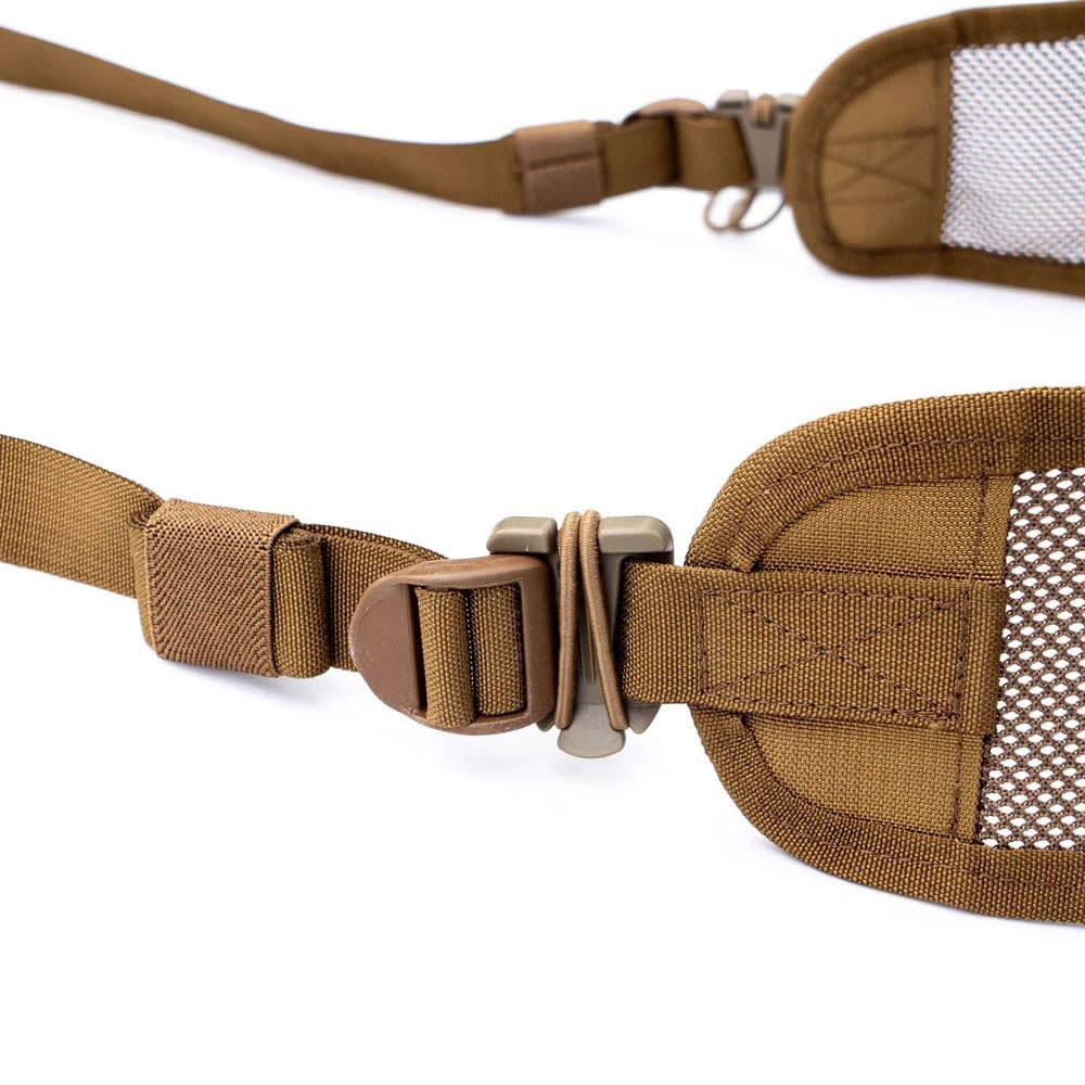 Tethrd MVP can sit under knees or under armpits for customizable comfort