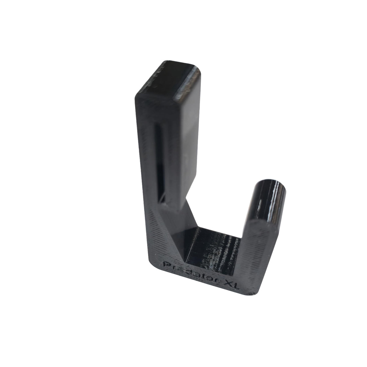 Tethrd Predator platform hanger compact clip enabling quick platform carry during ascent.