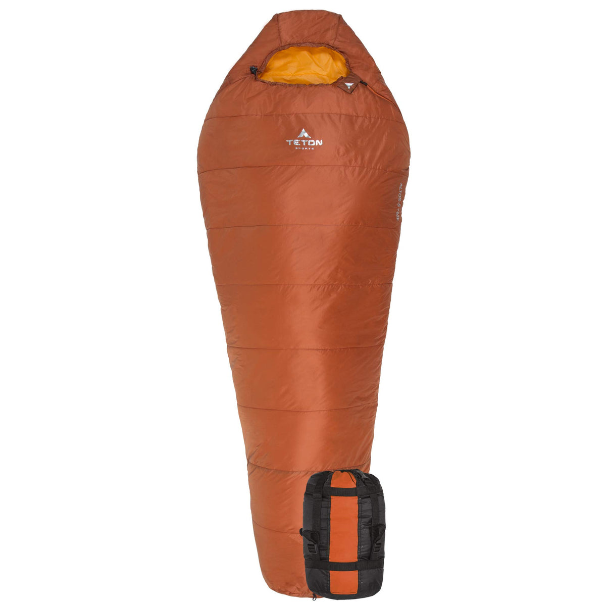 TETON Altos-S packaging demonstrates compact carry for easy backpacking