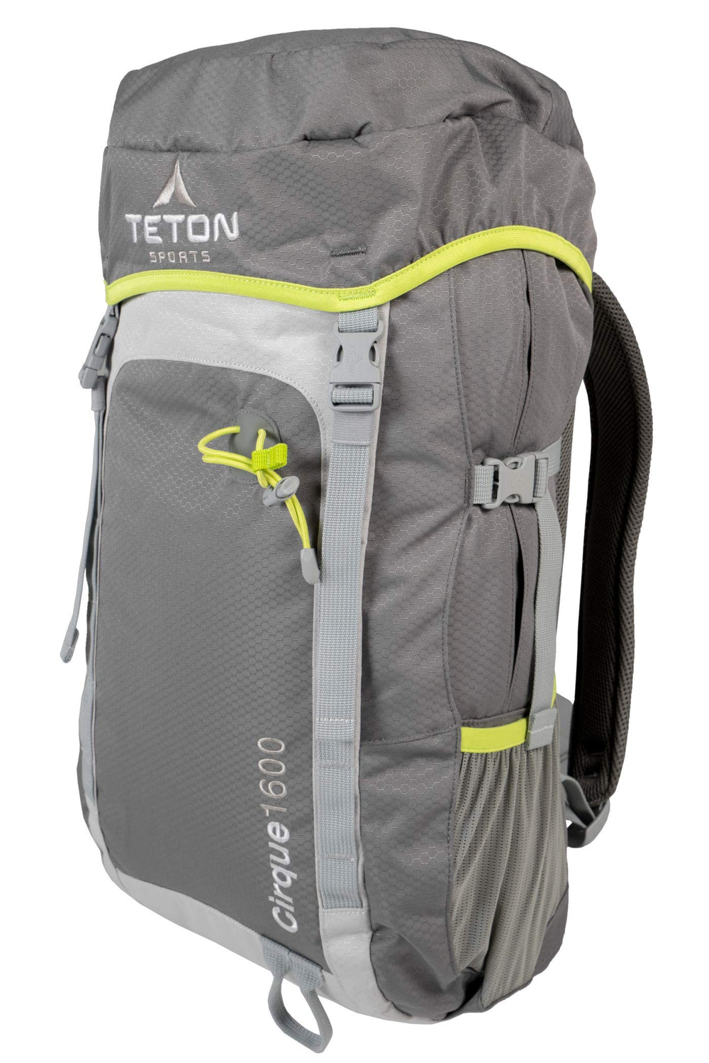 Close-up of the ventilated back panel on the Cirque 26L for all-day comfort.