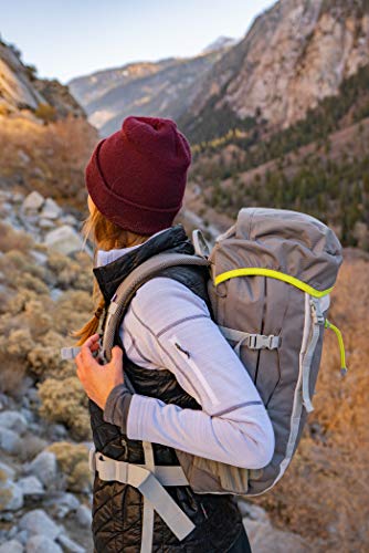 Rugged ripstop shell of Cirque 26L protects gear in rugged conditions.