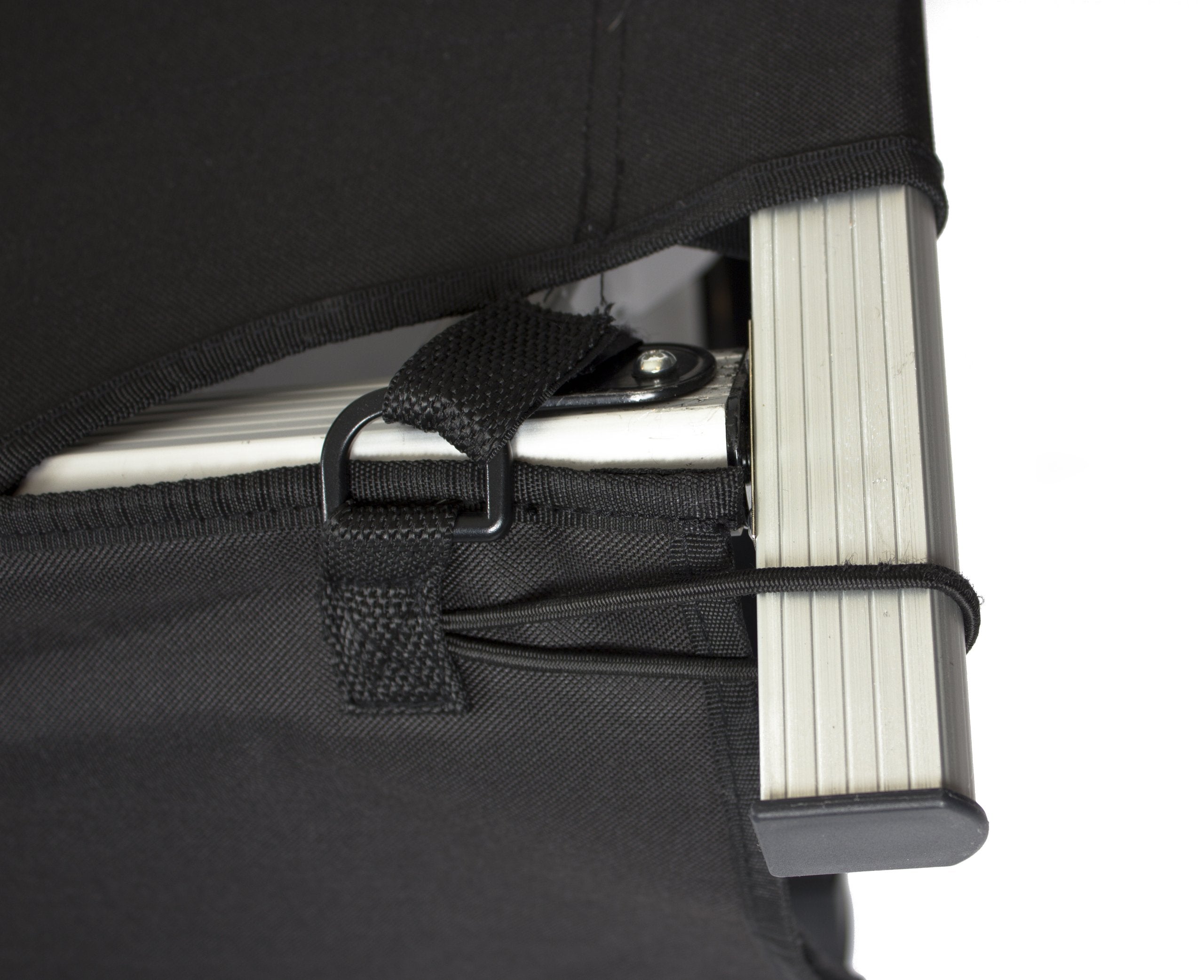 TETON cot organizer with extra-large pockets for books, snacks, and gear.