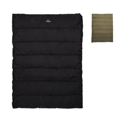 TETON Evergreen sleeping bag open-zip showing easy movement and ventilation for comfort