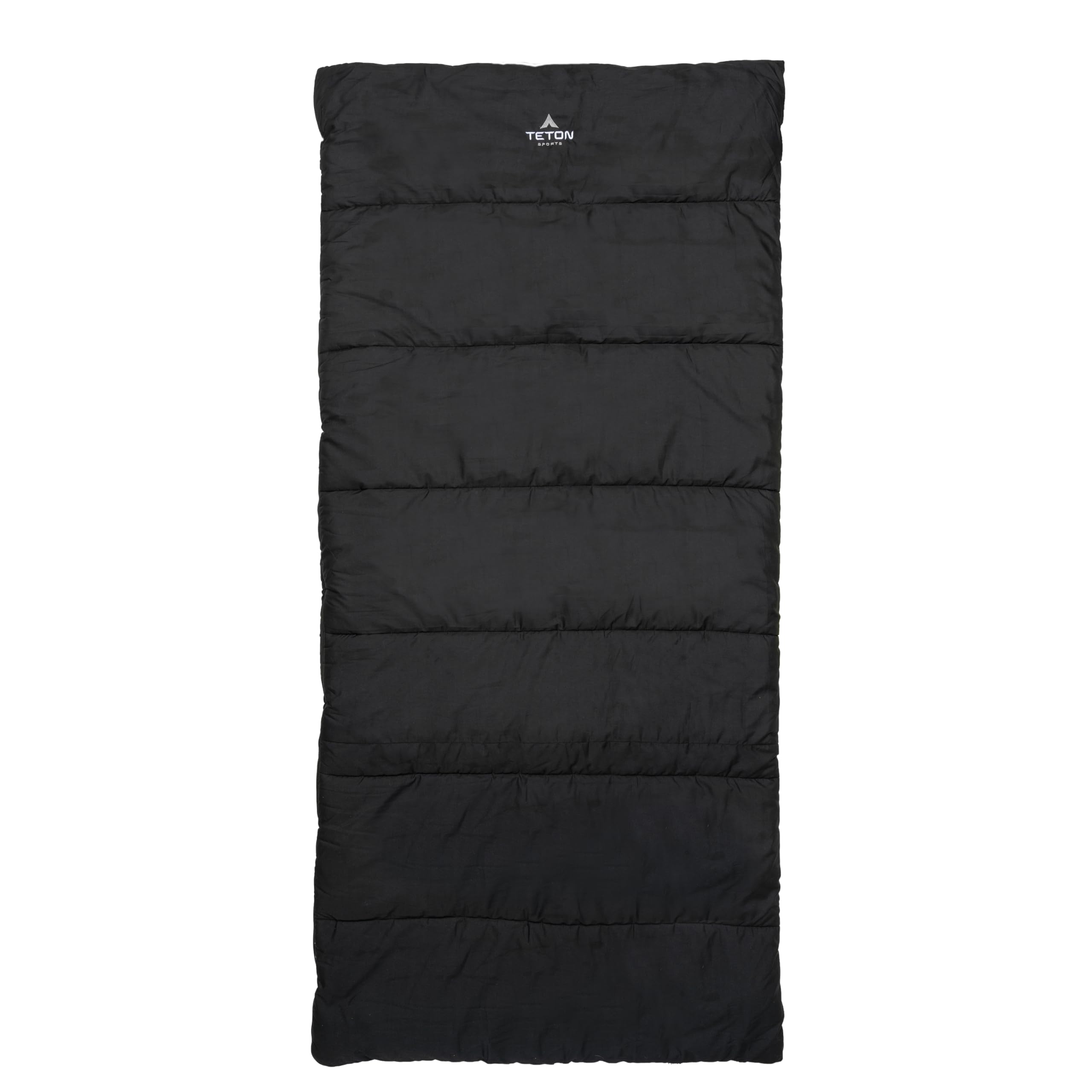 TETON Evergreen sleeping bag with spacious fit for relaxed camping comfort.