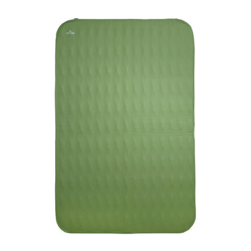 The TETON Sequoia Mammoth self-inflating camping mat provides cushioned comfort.