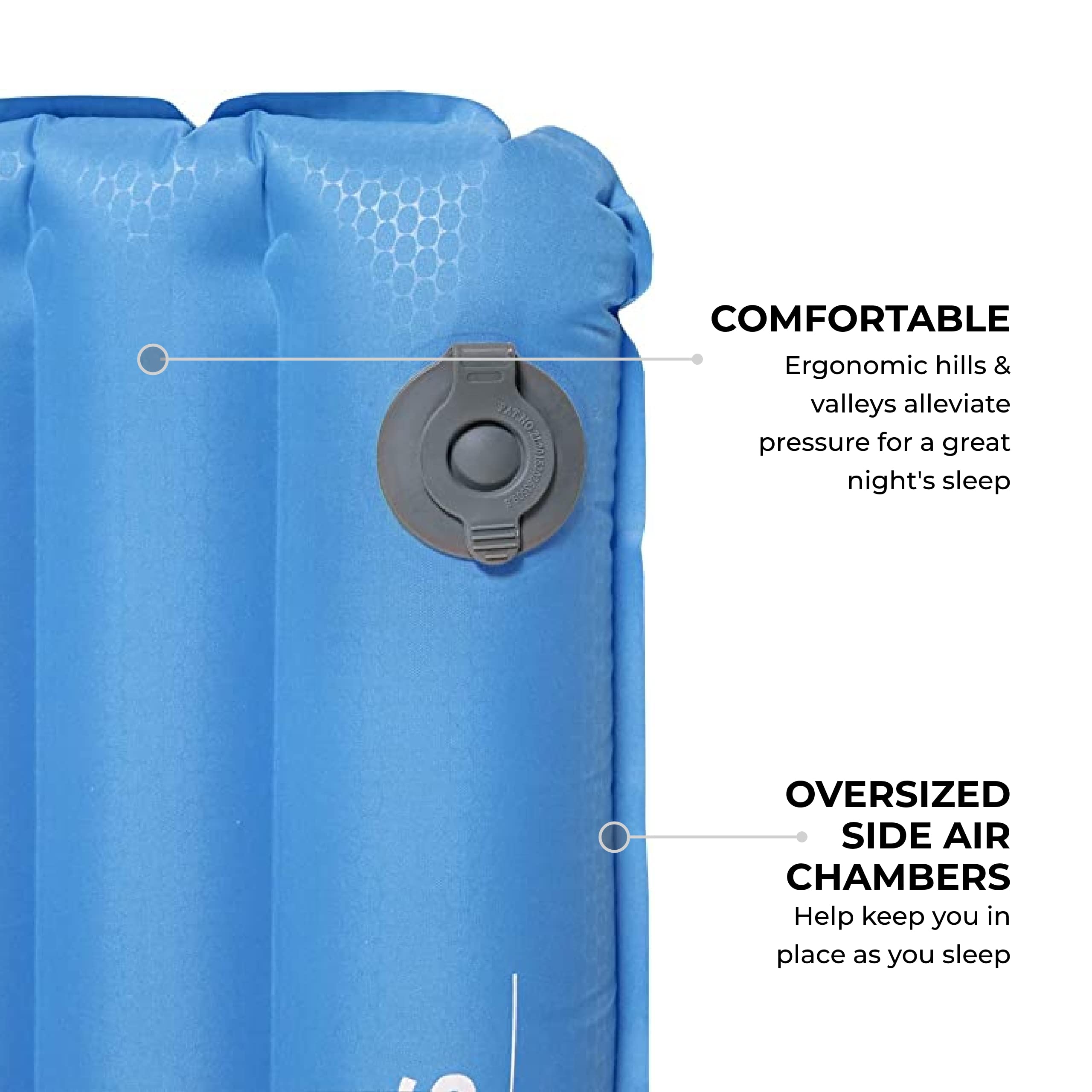 TETON Altos sleeping pad is lightweight and backpack-friendly