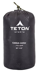 TETON Sports Celsius Jr stuff sack enables easy packing after adventures.