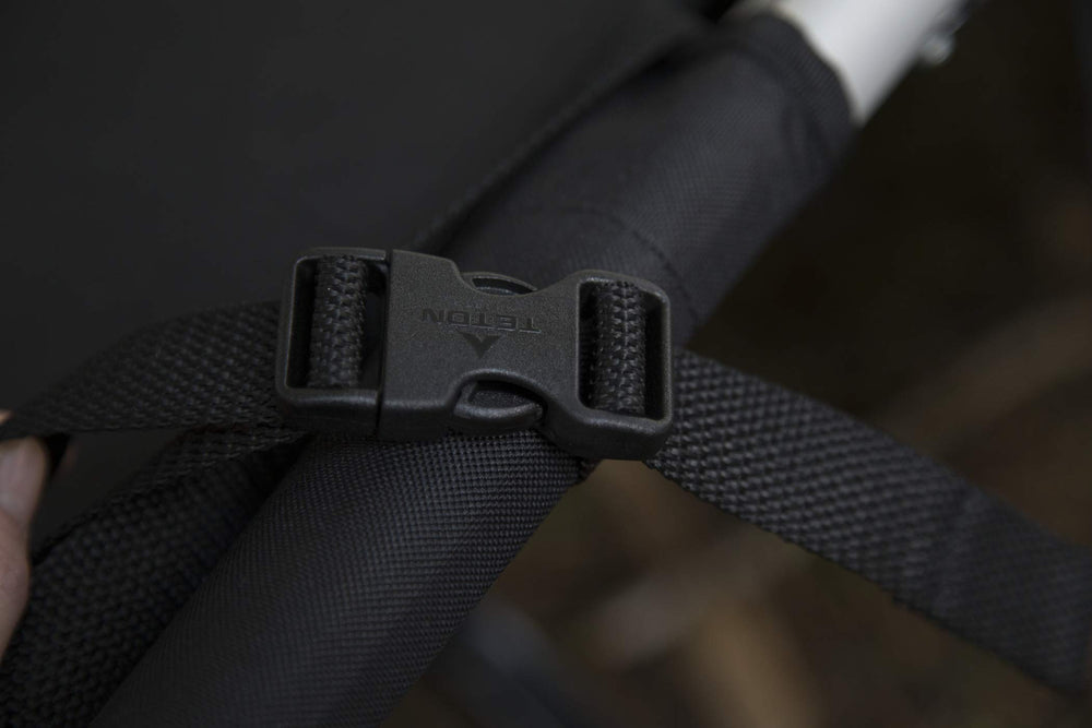 Teton Sports adjustable cot sling supports setup with 200+ lb capacity.