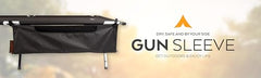 TETON Sports cot gun sleeve secured by stay-put bungee for reliable positioning.