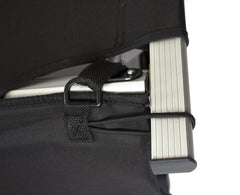 TETON Sports cot organizer with multiple pockets for books, toiletries, snacks, and more.