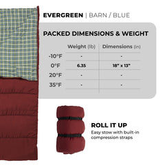 Two-way L-zip zipper for easy airflow and temperature control.