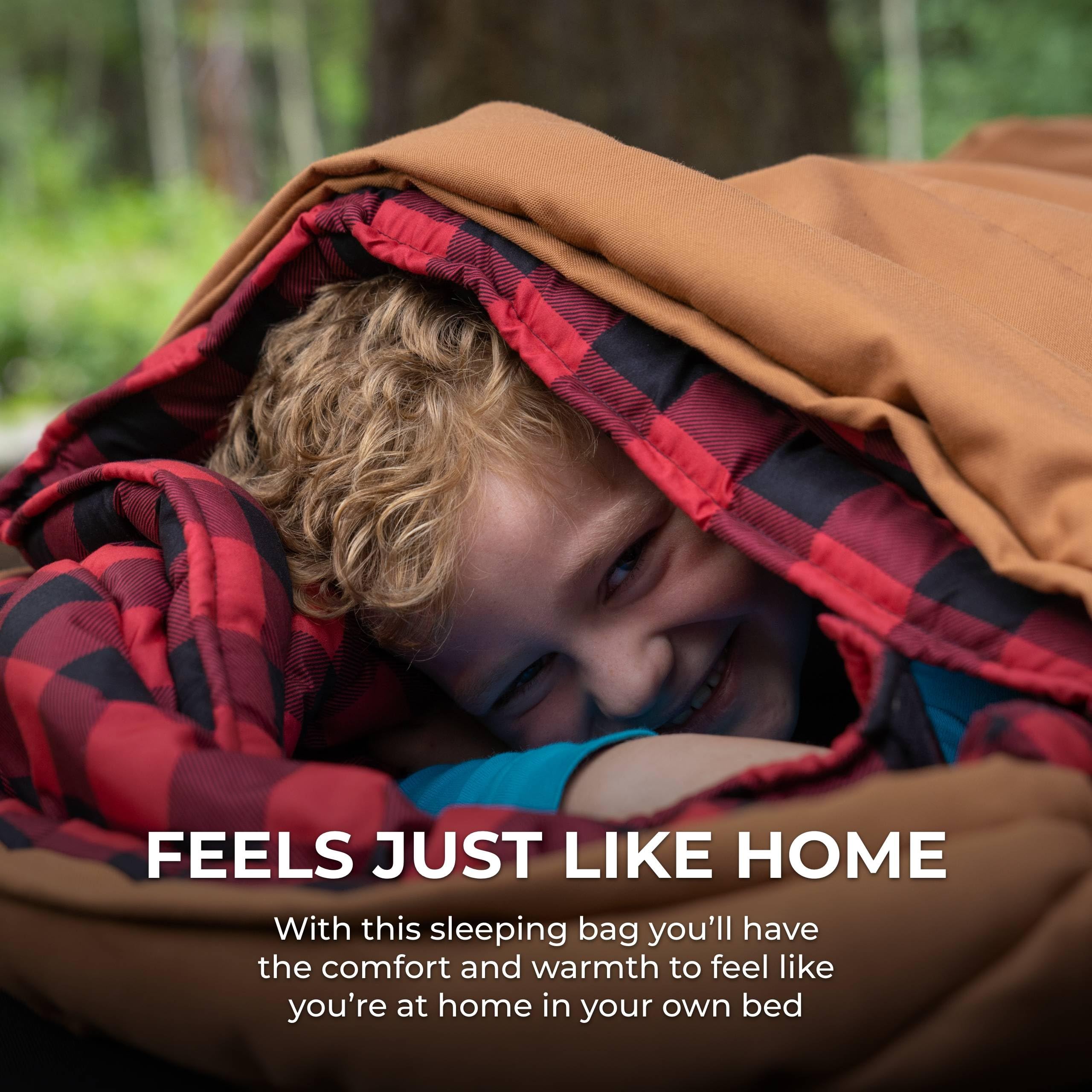Canvas shell durability of the TETON Sports Junior bag for family camping.