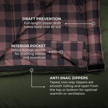 Internal lining pocket for flashlight or phone storage in the TETON Junior bag.