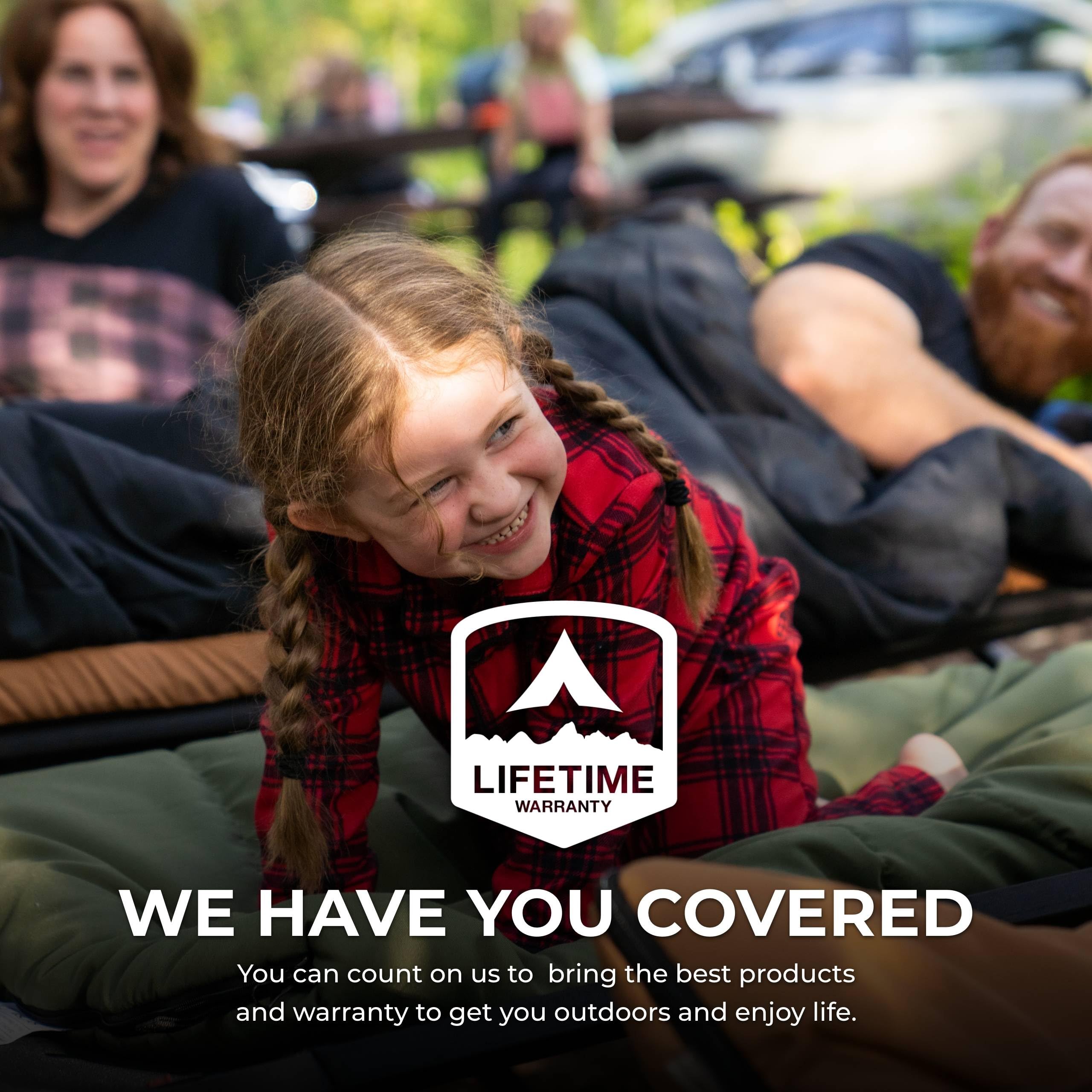 Loft and warmth feature of the TETON Sports Junior bag for kids.