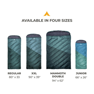 TETON Sports Junior sleeping bag ready for camping nights