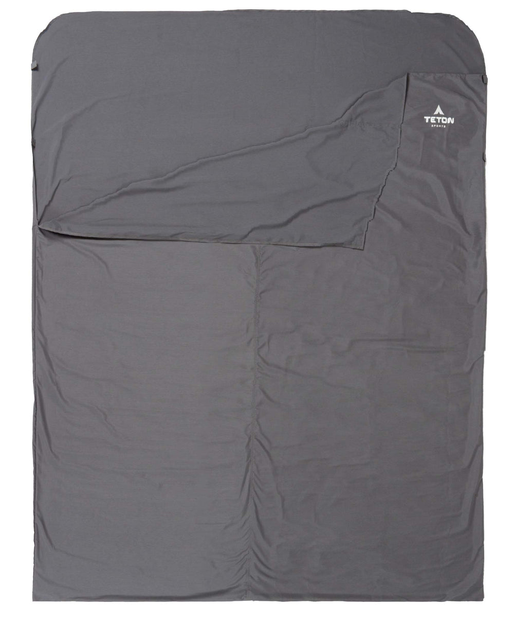Teton Sports Mammoth liner folded for compact packing and quick setup on trips.