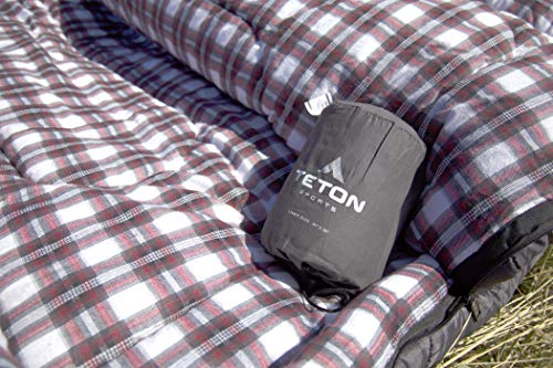 Teton Sports Mammoth liner traveled with on trips for dependable comfort.