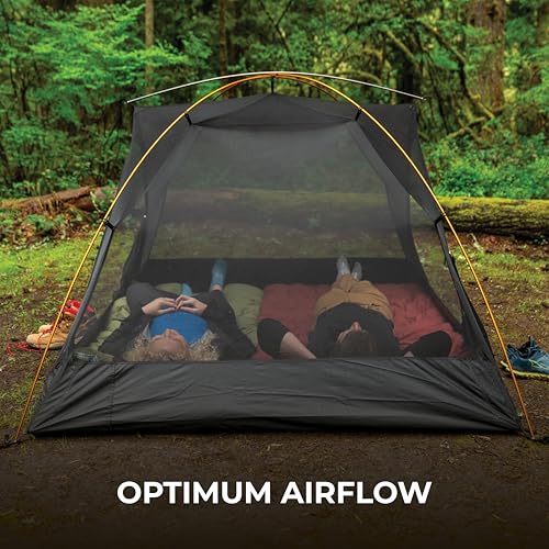 Teton Sports Mountain Ultra Tent mesh top for stargazing and airflow