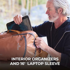 TETON Sports Nanda 30L concealed laptop pocket keeps your sleeve secure.