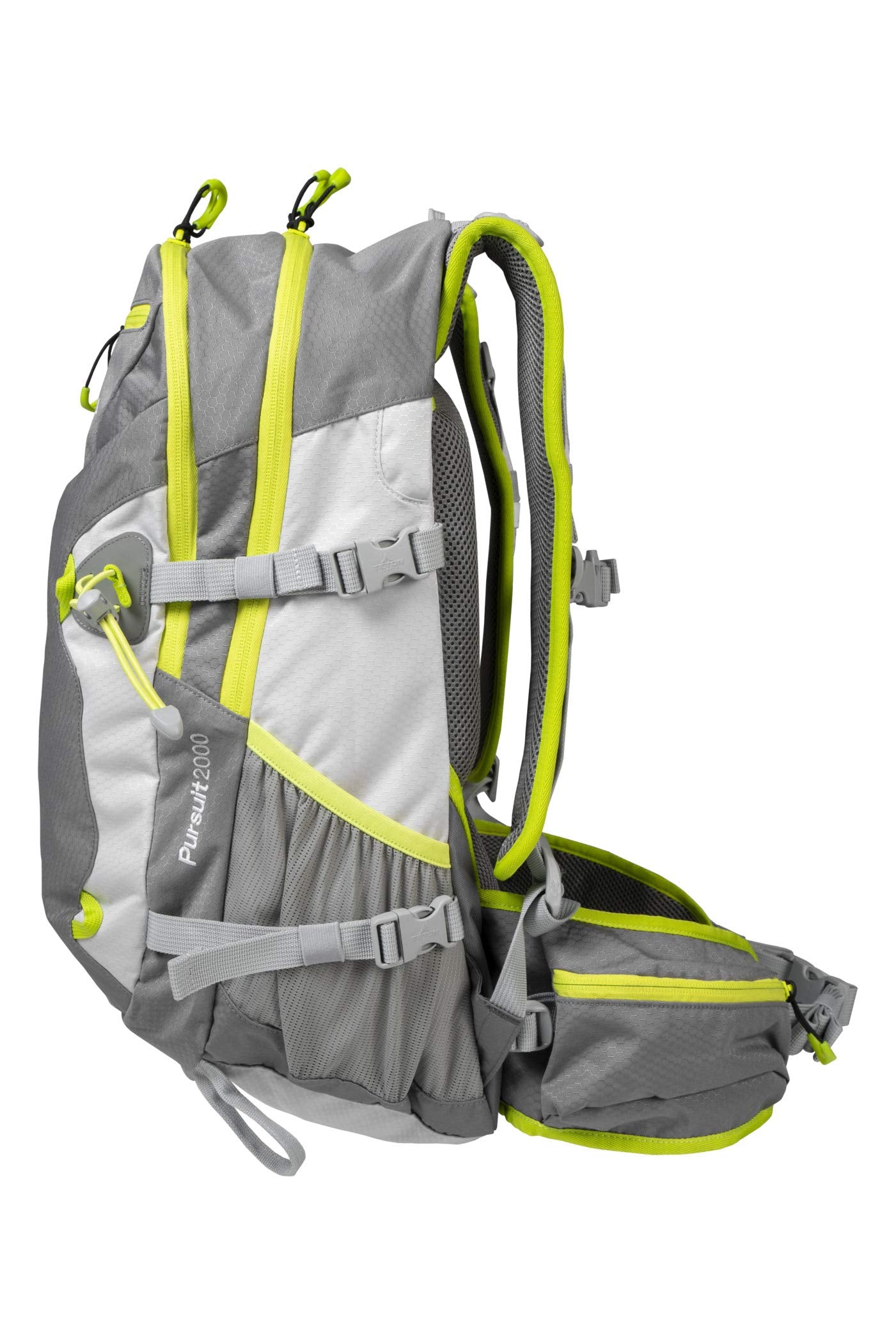 Teton Sports Pursuit 2000 with multiple pockets and gear loops for versatile organization
