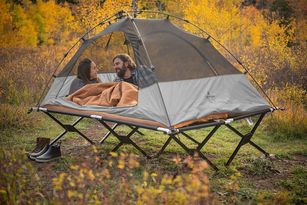 TETON Sports Vista Tent compact setup ideal for tight campsites