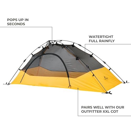 TETON Sports Vista two-person sleeping setup offering comfortable space for two