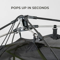 Vista Tent waterproof rainfly keeps you dry in mountain showers