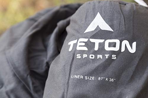 TETON Sports XL liner with stuff-sack-included for organized packing.