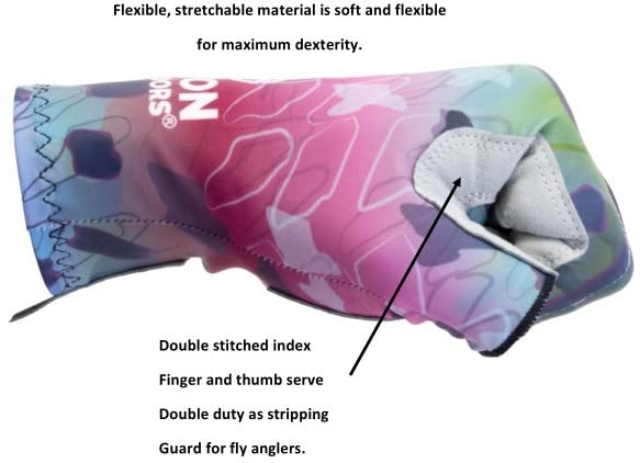 Teton Trout Series gloves on kayak illustrate versatile hand protection.