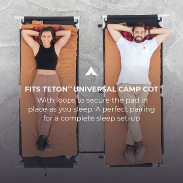TETON Adventurer Camp Pad handles ready for comfortable transport
