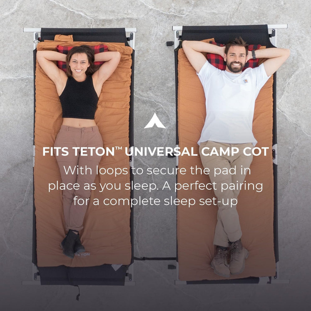 TETON Adventurer Camp Pad handles ready for comfortable transport