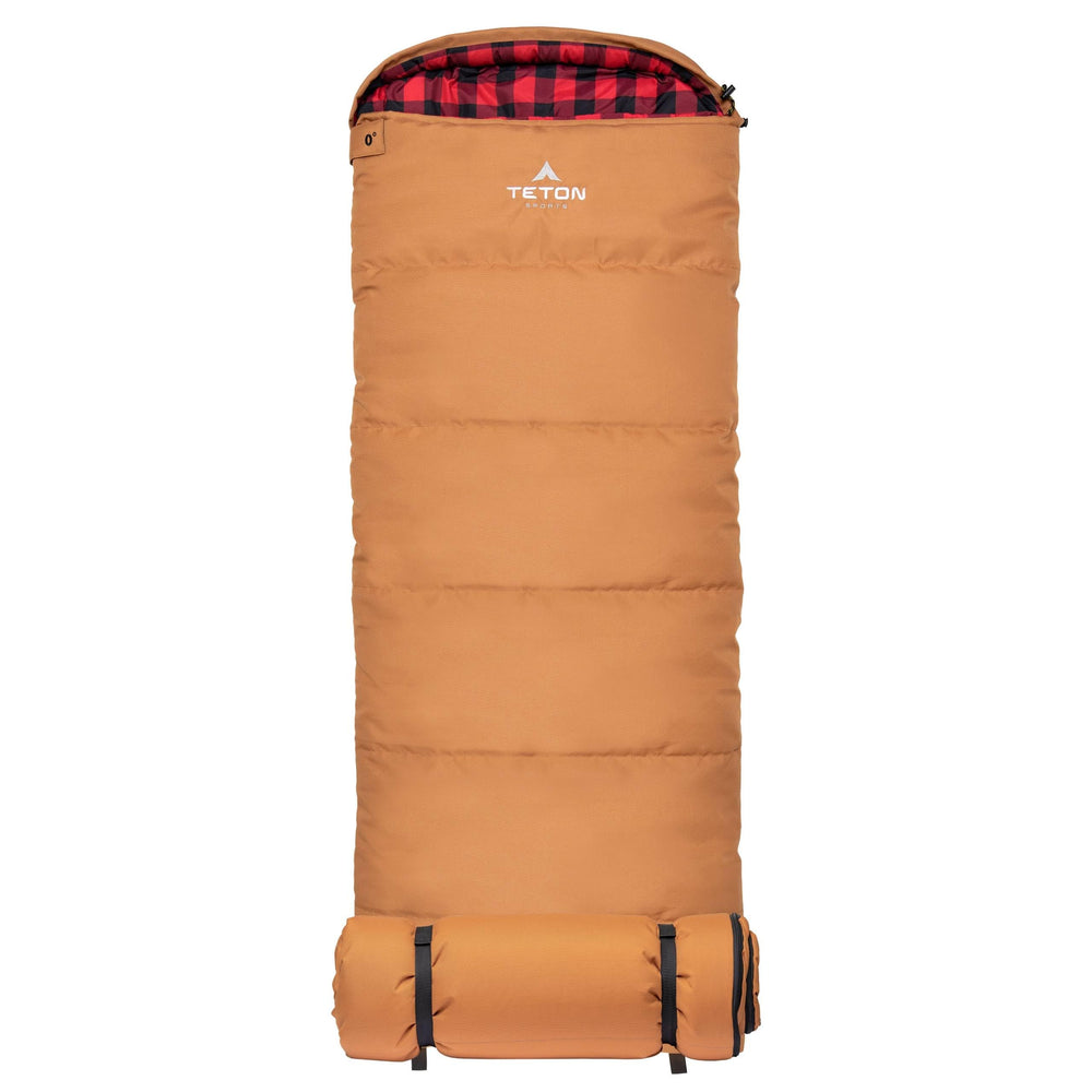 Loops help maintain loft and proper storage between adventures.