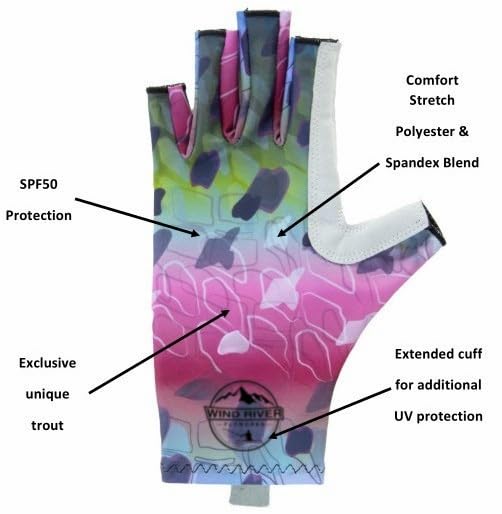 Teton Sports Trout Series quick-dry fabric gloves for breathable comfort on hot days.