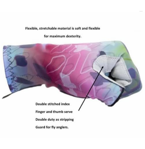 Teton Sports Trout Series reinforced palms enhance control during fishing and boating.