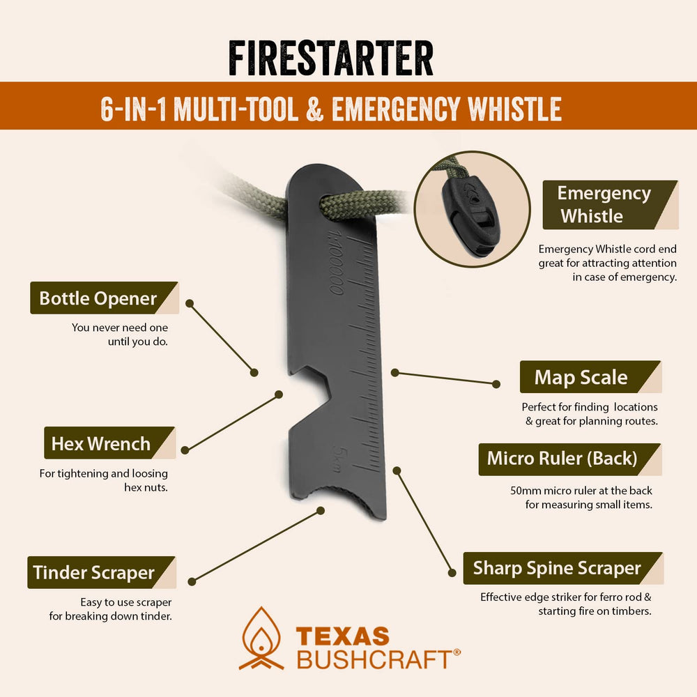 Texas Bushcraft camping gear in use at dusk enabling warm, practical fires