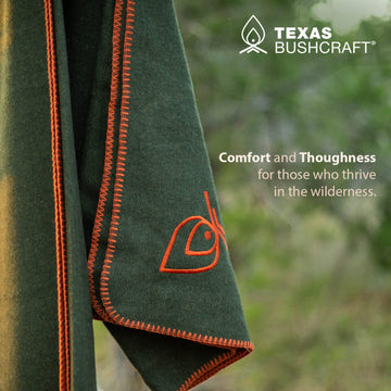 Texas Bushcraft merino blanket stadium-use demonstrates versatile outdoor comfort.