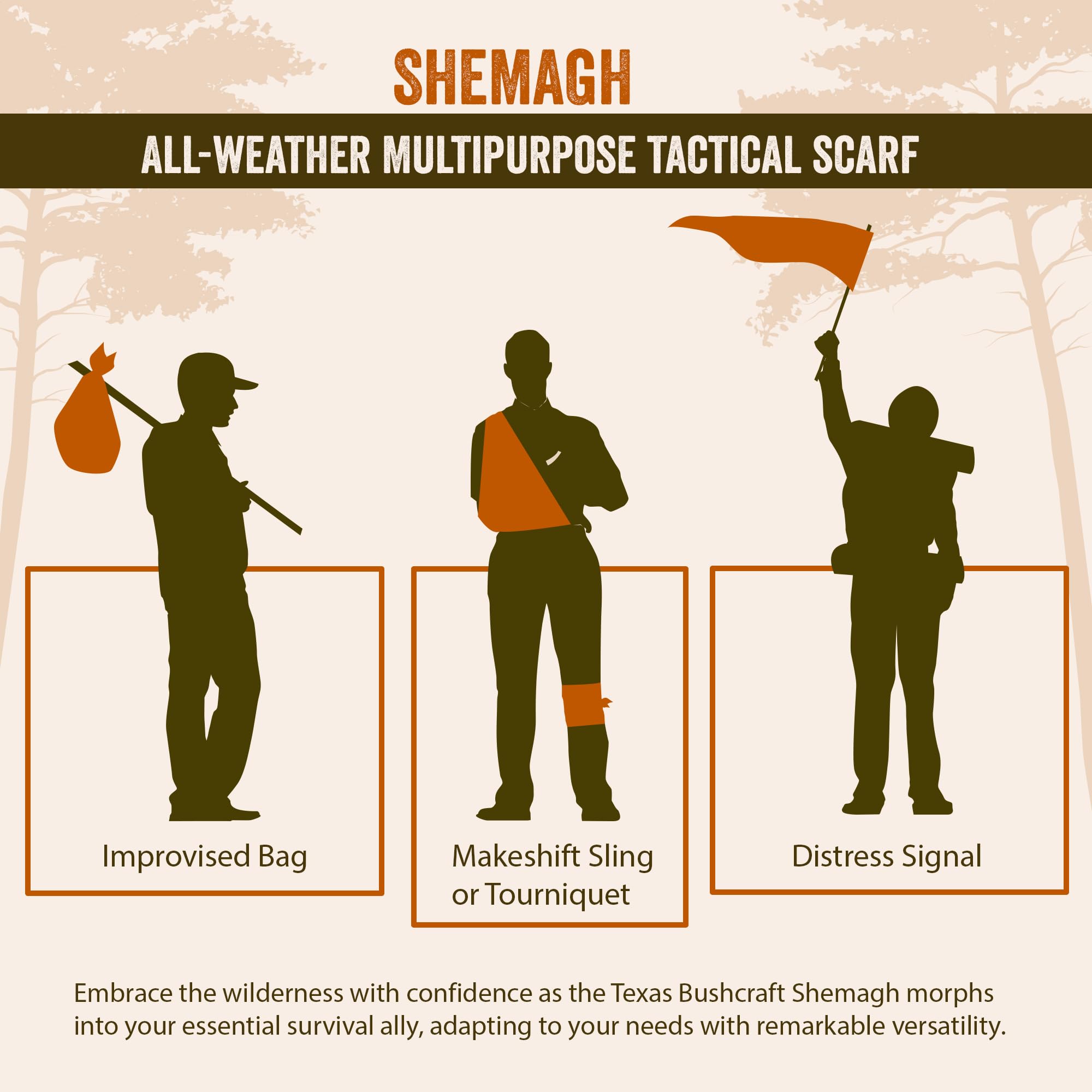 Texas Bushcraft Shemagh portable blanket or pillow for travel comfort