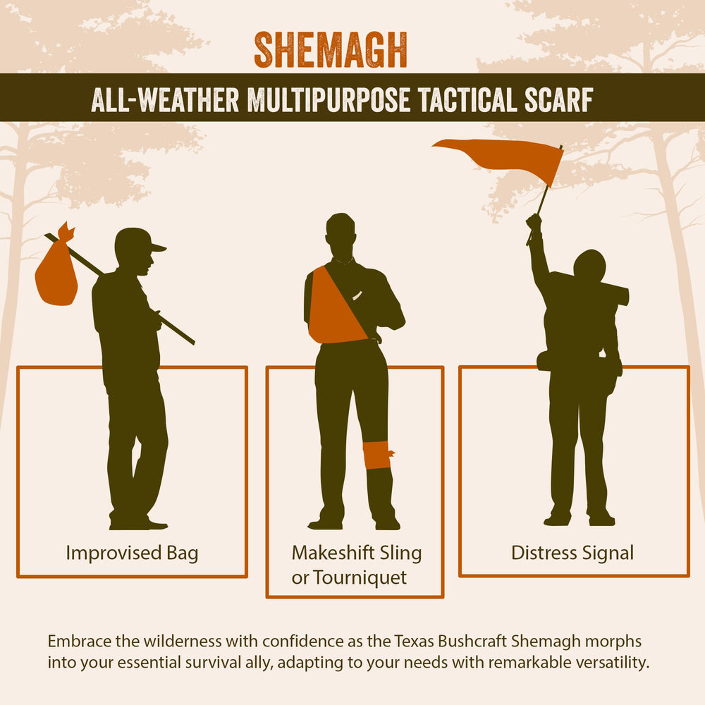 Texas Bushcraft Shemagh portable blanket or pillow for travel comfort