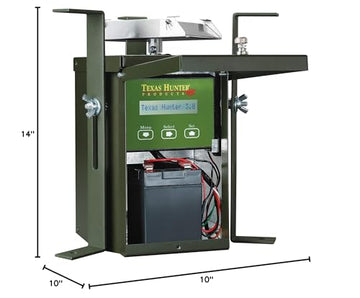 Texas Hunter TH70 field setup demonstrates reliable feeding in remote hunting areas.